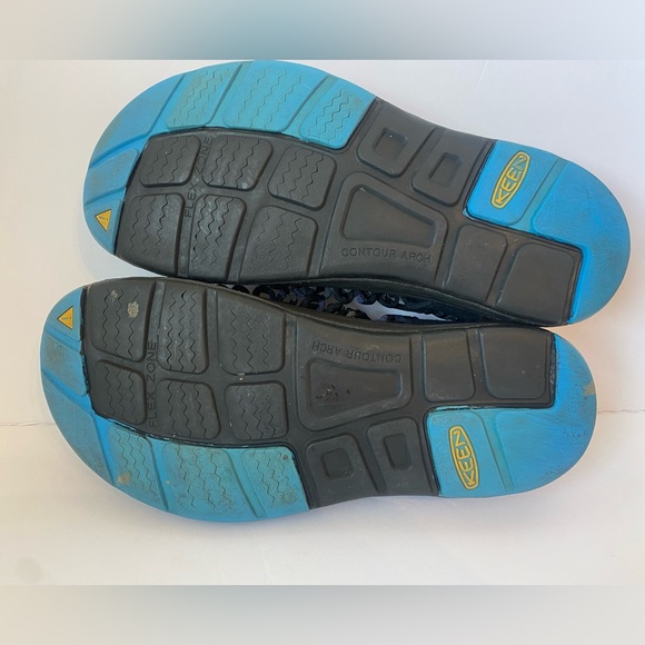 Keen Uneek 1014617 Black Grey Fishermen Hiking Sandals Cord Braided Rope - Picture 6 of 10